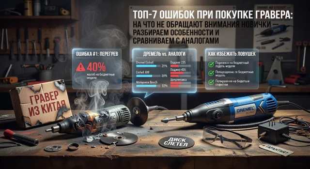 Топ-7 ошибок при покупке гравера: на что не обращают внимания новички — разбираем особенности и сравниваем с аналогами